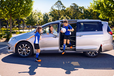 Soccer Kids in Car