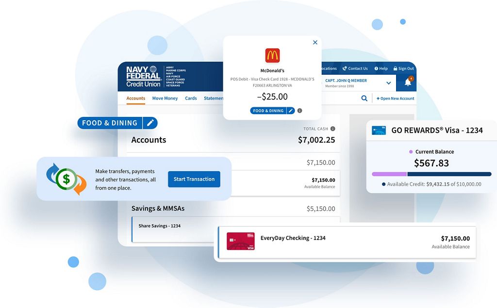 Online Banking Upgrade Navy Federal Credit Union